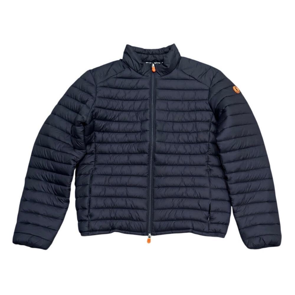 Save The Duck Alessandro Water Resistant Vegan Puffer Jacket Navy Size Large